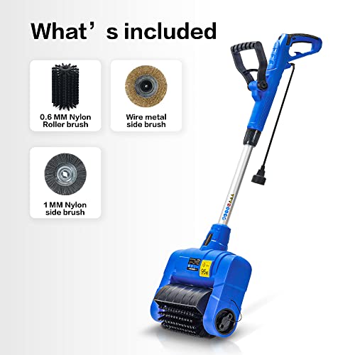 SICENXTOOLS Electric Grout Cleaner Machine, Stand Up CLeans Crevice and
