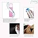 Facial Steamer, Nano Mister Spray for Eyelash Extensions Mini Portable Face Steamer USB Rechargeable Cool Mist Sprayer Moisturizing for Beauty Skin Care w/ Power Bank Pink