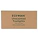 Soy Tealight Candles - 25 Unscented - All Natural Color - Clear Cup Candles with 6 to 8 Hour Burn Time - by Soyworx
