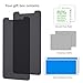 Homy Compatible Privacy Screen Protector for iPhone Xs X 5.8 inch [2-Pack] High Clear & Black Tempered Glass Anti Spy Filter, Made of Premium Japanese Glass, 3D Touch, 9H, Bubble Free, Case Friendly