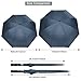 G4Free 62 Inch Automatic Open Golf Umbrella Sun Protection Windproof Oversize Large Waterproof Stick Umbrellas(Navy)