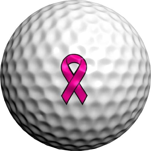 Golfdotz | Pink Ribbon | Golf Ball Markers | Golf Accessories | Golf Ball Customizers | 32 Count