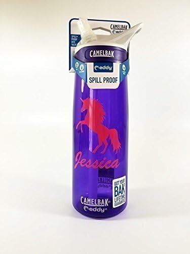 Custom - Personalized - .75L - 24oz Camelbak Bottle - Unicorn & Name