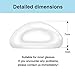 CHARMINER Eyeglass Nose Pads, Transparent Anti-Slip Nosepads, Stick on Anti-Slip Soft Silicone Adhesive Nose Pads for Eyeglass Glasses, Sunglasses(12 Pairs)