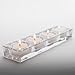 Richland Modern Chunky Glass Four Tealight Candle Holder