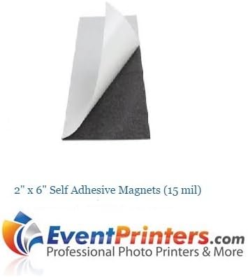 Eventprinters Self-Adhesive Photo Magnets for 2x6 Photo Strips (Pack of 100)