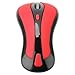 Zerone 2-in -1 Gyration Air Mouse, Mini 2.4G Gyro Wireless Mouse Maximum 1600 DPI Optical Mice with USB Nano Receiver for PC Laptop Smart TV/Box(Red+Black)thumb 1