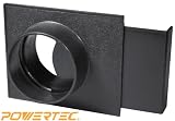 POWERTEC 70108 4-Inch Blast Gate for Dust Collector/Vacuum Fittings