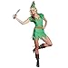 Dreamgirl Women's Pretty Pan Adult Costume, Green, Large