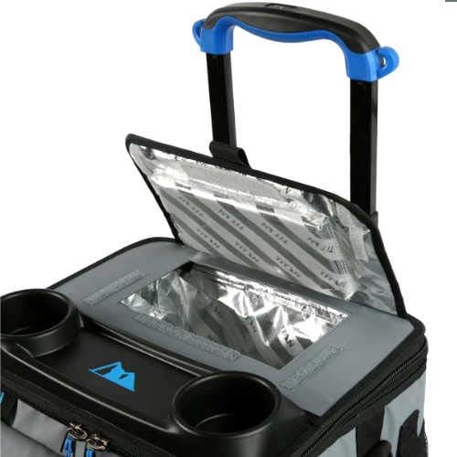 Arctic Zone Titan Deep Freeze Rolling Cooler - High Performance - 60 Can Capacity (Blue) - Thumbnail 4