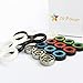 JPDesign Tri Fidget Hand Spinner Toy for Stress and Anxiety Relief (Tri-Color (Black))