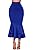 FUSENFENG Womens Plus Size Pencil Skirt Vintage High Waist Bodycon Mermaid Skirt