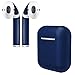 APSkins Silicone Case and Stylish Skins Compatible with Apple AirPod Accessories (Midnight Blue Case & Skin)