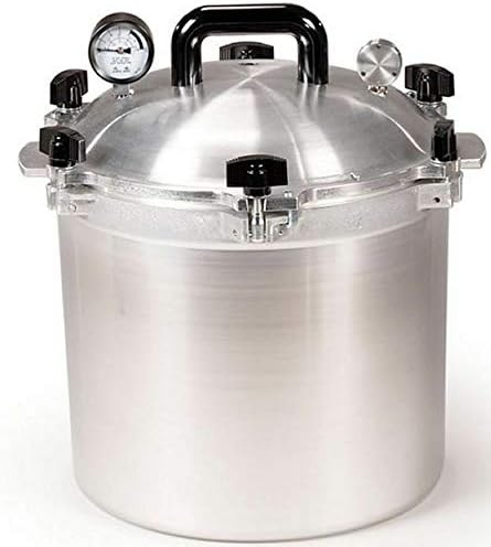 21.5 Qt Heavy Cast Aluminum Pressure Cooker Canner All American New 921