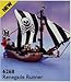 Lego Parts: Boat Hull Small Bow 12 x 12 x 5 1/3 Complete Assembly, Top Color Dark Gray