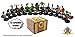 Random 30 Minis Figures! No Duplication! Superhero Miniature Figures! Includes Golden Groundhog Treasure Chest Storage Box!