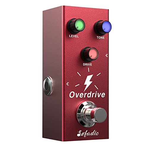 Sofadio Overdrive Guitar Pedal, True Bypass DC 9V