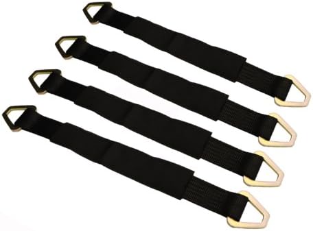 33" Black Axle Straps (4 Pack)