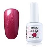 Qimisi Soak-off Gel Polish Lacquer Nail Art UV LED Manicure Varnish 15ml Pearl Deep Sea Coral