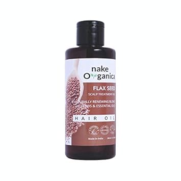 Nake Organica Anti Hair Fall Treatment Oil | Controls Hair Fall | Controls Icthy Scalp