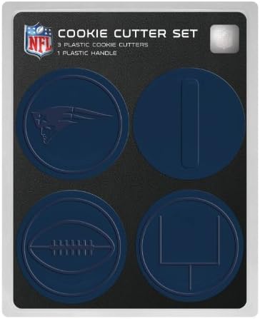 NFL New England Patriots Officially Licensed Set of Cookie Cutters