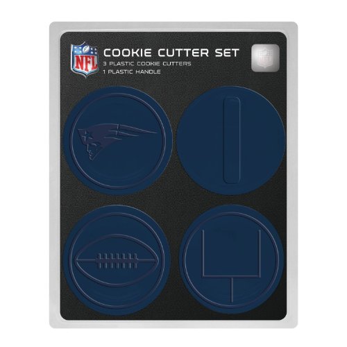 NFL New England Patriots Officially Licensed Set of Cookie Cutters
