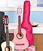 The Lakeside Collection Kids Wood Guitar with Case - Pink