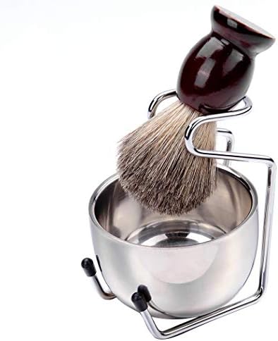 3 In 1 Soap Bowl Brush Holder Shaving brush Kit Set.