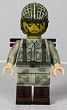 Army Minifigure WWII US 101st Airborne Paratrooper Custom Building Military Soldier