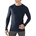 SmartWool Men's Midweight Crew Base Layer Top: Black XL