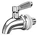 Updated More Durable Beverage Dispenser Replacement Spigot,Stainless Steel Polished Finished, Water Dispenser Replacement Faucet, fits Berkey and other Gravity Filter systems as well primary