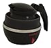 1500W Electric Kettle, 1.8L Borosilicate Glass Tea Kettle with LED Light (Black)