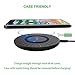 Hevanto 15W Wireless Charger, Qi-Certified Charging Pad 7.5W for iPhone 11/11 Pro/11 Pro Max/XS Max/XS/XR/X/8+, 10W for Galaxy Note 10+/10 Pro/10/S10 & Qi-Enabled Phones (Black)