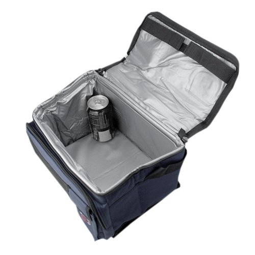 Transworld Durable Deluxe Insulated Lunch Cooler Bag (Many Colors and Size Available) (12"x10"x8 1/2", Black)