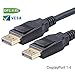 UVI2 8K DisplayPort to DisplayPort 1.4 Cable, VESA Certified Display Port Cable 6ft, DP to DP Cable Cord Support [1440P@144Hz, 1080P@240Hz, 4K@120Hz, 8K@60Hz] & HDR