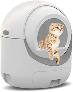 Caja De Arena para Gatos Inteligente, Inodoro Automático para ...