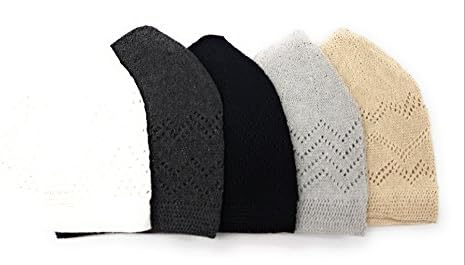 Miqat Mend Mosque Hat toppi topi masjic Cap Muslim wear Hat Knitted 5 Colors by