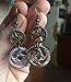 Zittop Well New Steampunk Earrings Antique Bronze Gears Jewelry Gorgeous Silver Plated