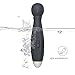 loverbeby Waterproof Cordless Extreme Power Handheld Mini 9X Multi-Speed Wand Massager, Black, 4.8 Ounce
