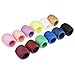 LJY 12 Rolls 12 Colors Raffia Twine Paper Ribbon for Gift Box Packing