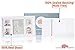 Baby Handprint Kit by Little Hippo |Deluxe Size + NO Mold| Baby Picture Frame & Non Toxic Clay! Baby Footprint kit, Perfect for Baby Boy Gifts, and Baby Girls Gifts! (White, Deluxe)