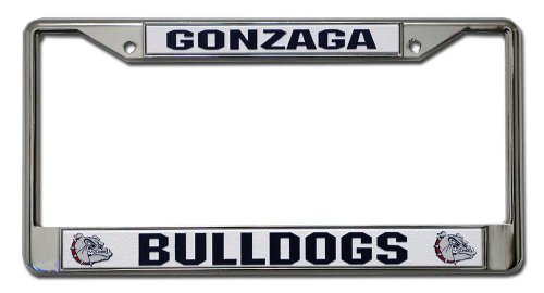 NCAA Gonzaga Bulldogs Chrome License Plate Frame