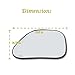 VaygWay 2 Piece Side Car Window Reflective Reversible SunShade Black Automotive PopUp Sun Shade UV Ray Protector Privacy Screen Photography Reflectors