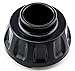 Omega 8006 Juicer End Cap Replacement Part for Drum Unit #1 or #2 Black Color 8004 8003 8005