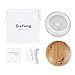Sisfung Essential Oil Diffuser, 300mL Ultra Quiet Wood Grain Aromatherapy Diffuser With 7 Color LED, 4 Timer and Waterless Auto Shut-off Suitable for Baby, Old People and Young People