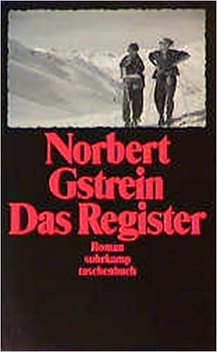 Das Register Roman Suhrkamp Taschenbuch Amazon De Gstrein Norbert Bucher
