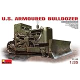 MiniArt Models U.S. Armoured Bulldozer Model Kit (1:35 Scale)