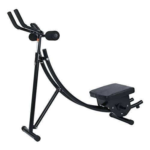 Belovedkai Ab Abdominal Coaster Crunch Ab Trainer Abdominal Exercise Machine/Equipment, Black - Thumbnail 4