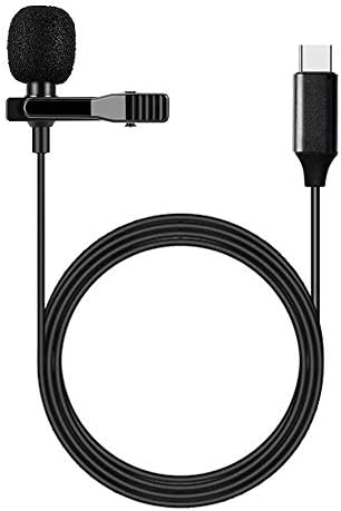 Sujeetec Professional Lavalier Lapel Microphone Omnidirectional Clip on Mic - Only for Android USB Type-C Interface Devices for Recording YouTube/TikTok/Kwai Conference