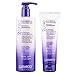 Giovanni Hair 2chic Repairing Shampoo 24 oz + Conditioner 8.5 oz Value Pack for Damaged Color Treated Hair, Argan, Jojoba, Shea Butter, and Keratin, Sulfate Free